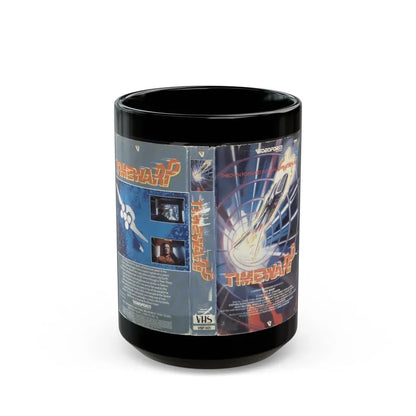 TIMEWARPP VIDEOFORM (VHS COVER) - Black Coffee Mug 15oz - Go Mug Yourself