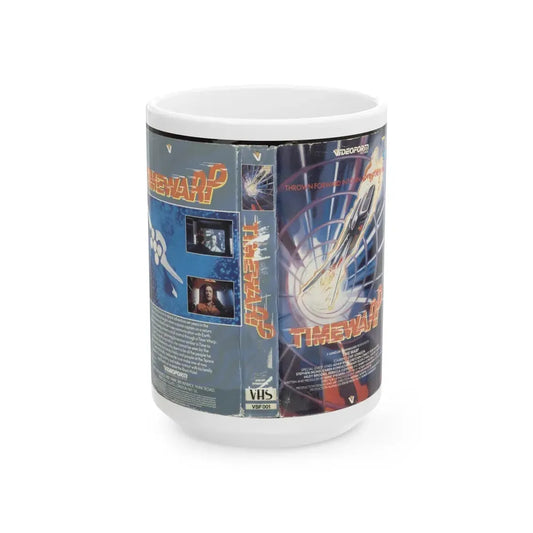 TIMEWARPP VIDEOFORM (VHS COVER) - White Coffee Mug 15oz - Go Mug Yourself