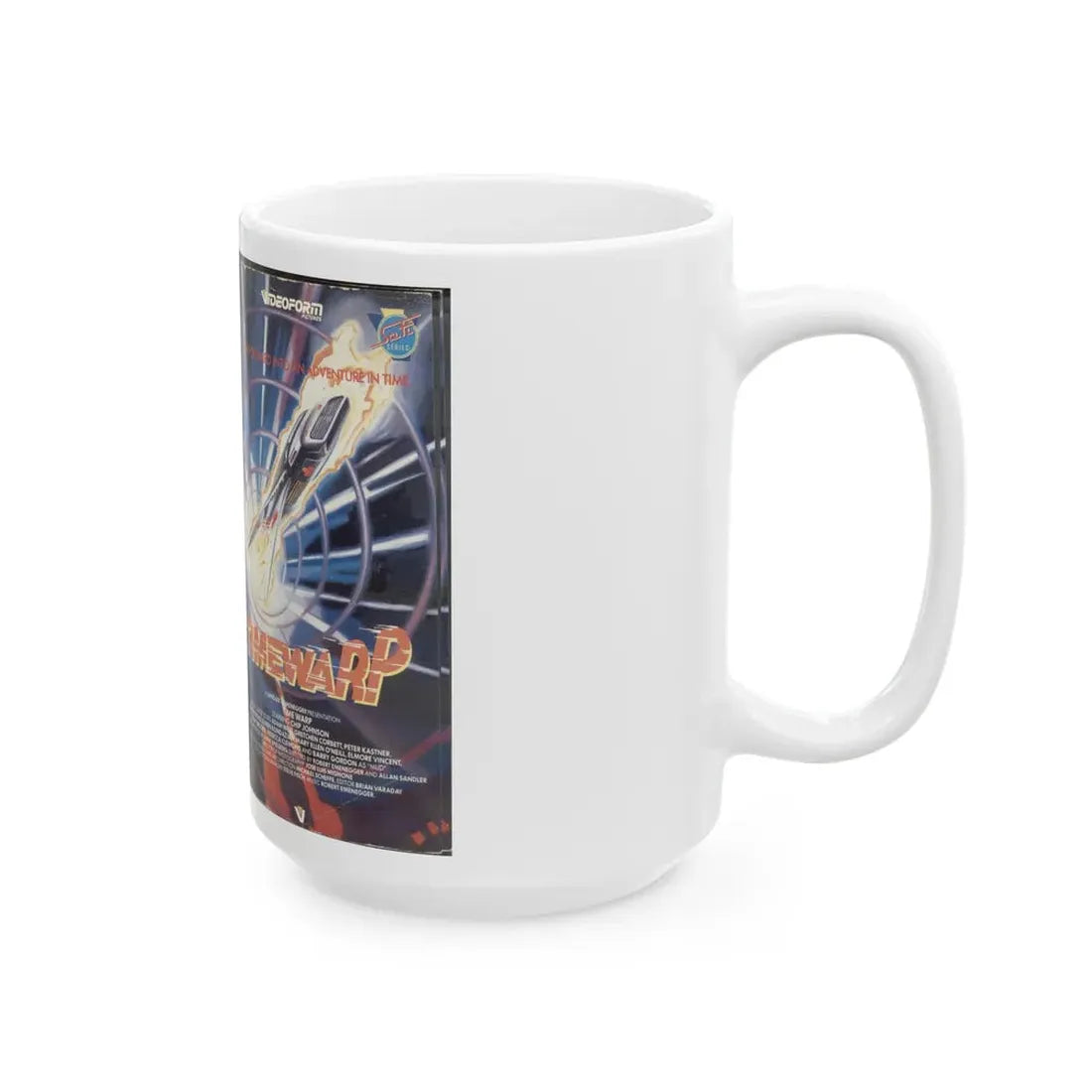 TIMEWARPP VIDEOFORM (VHS COVER) - White Coffee Mug - Go Mug Yourself