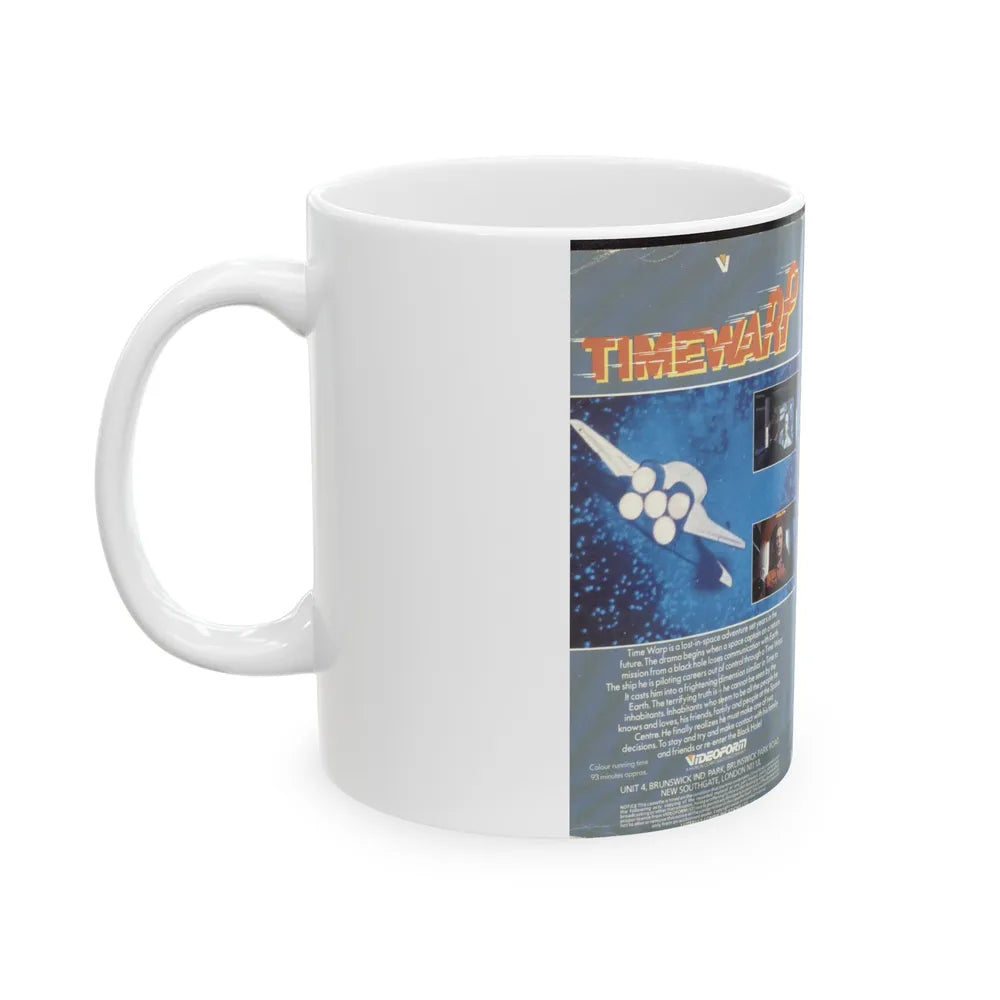 TIMEWARPP VIDEOFORM (VHS COVER) - White Coffee Mug-Go Mug Yourself