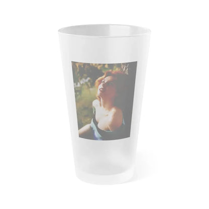 Tina Louise #100 (Vintage Female Icon) Frosted Pint Glass 16oz 16oz Frosted - Go Mug Yourself