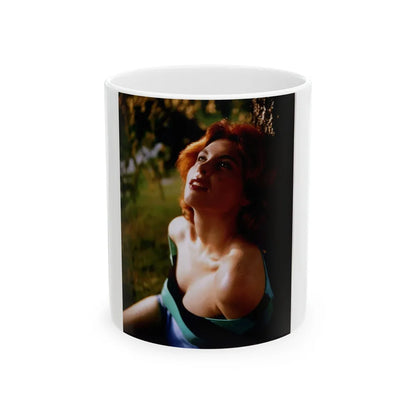 Tina Louise #100 (Vintage Female Icon) White Coffee Mug-11oz-Go Mug Yourself