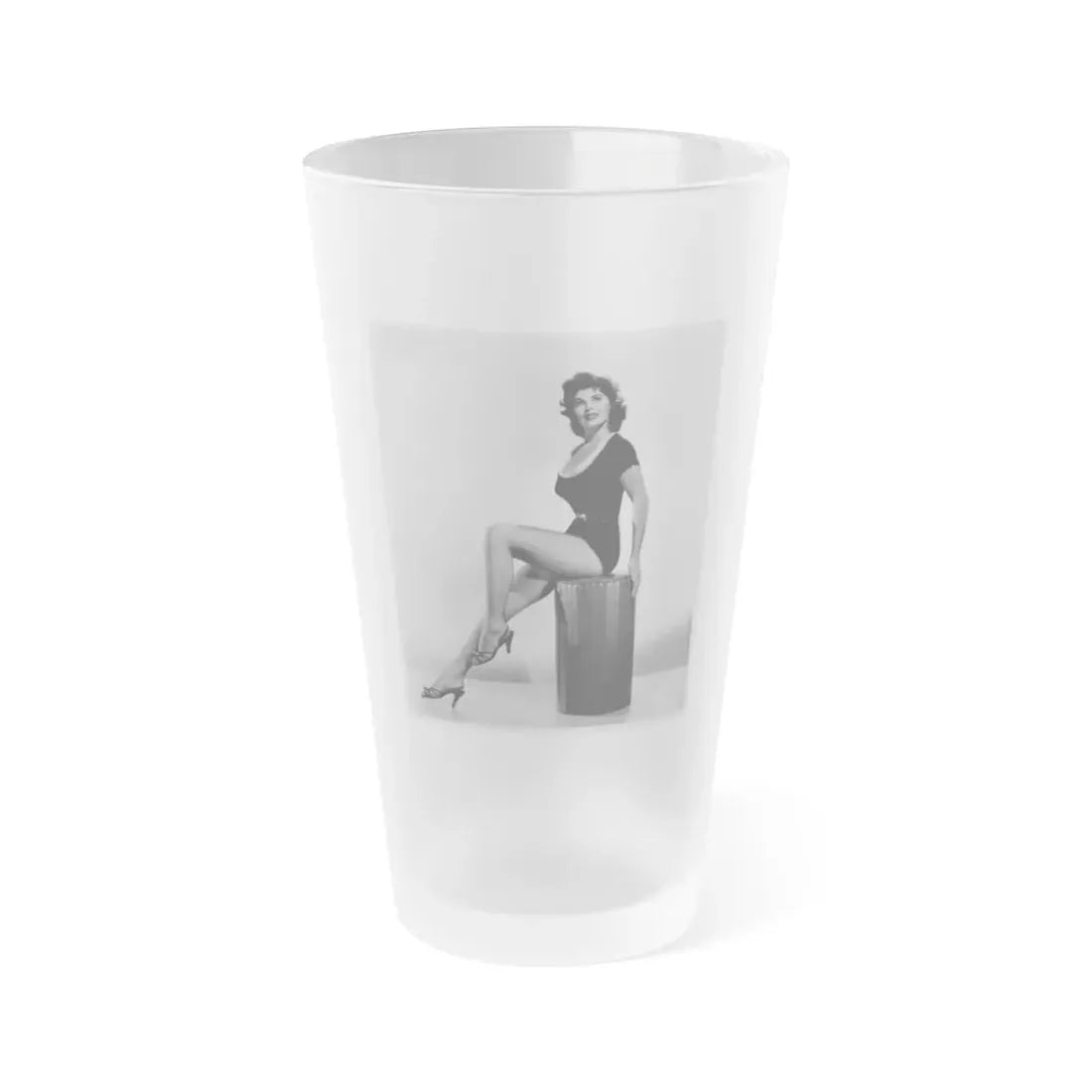 Tina Louise #101 (Vintage Female Icon) Frosted Pint Glass 16oz 16oz Frosted - Go Mug Yourself