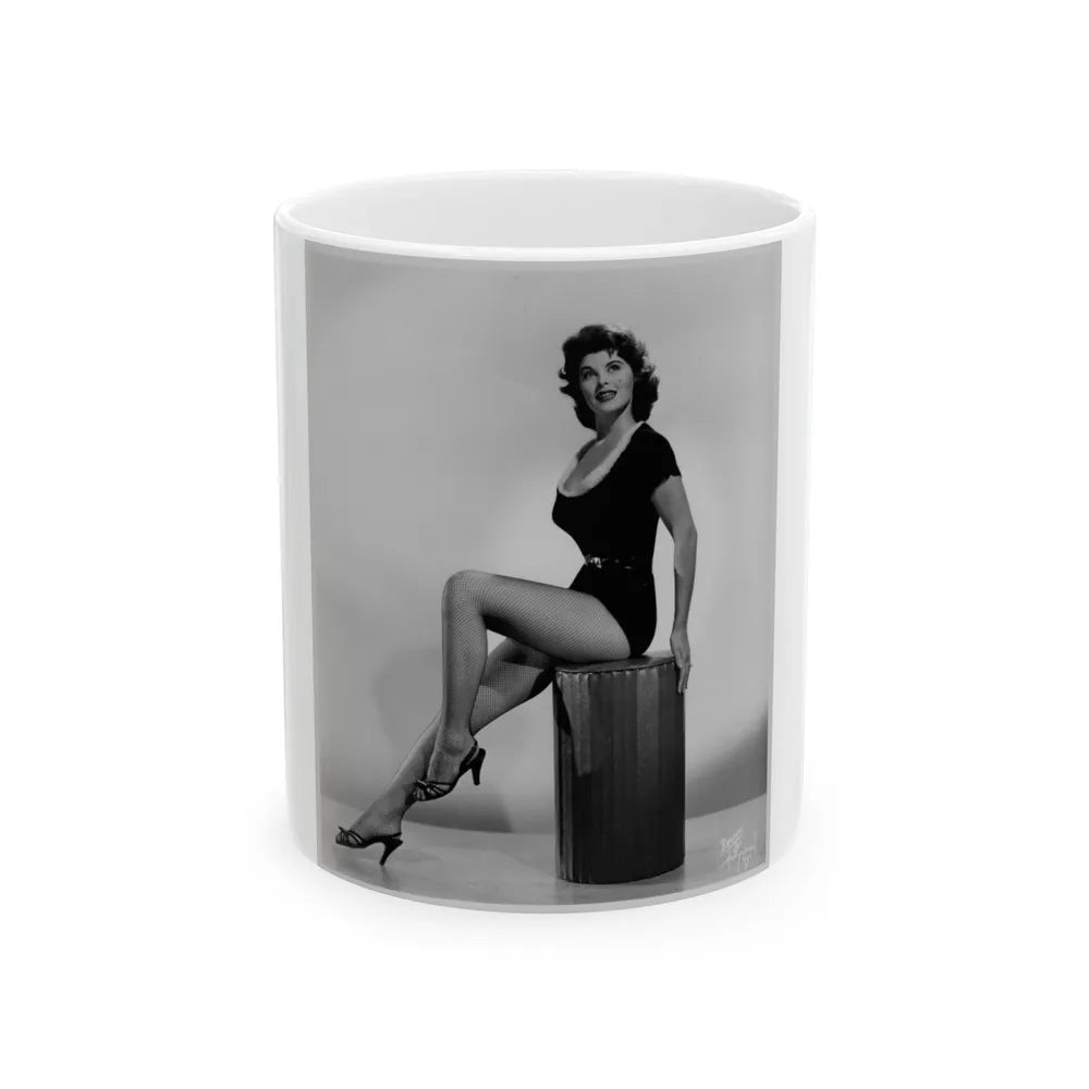 Tina Louise #101 (Vintage Female Icon) White Coffee Mug-11oz-Go Mug Yourself