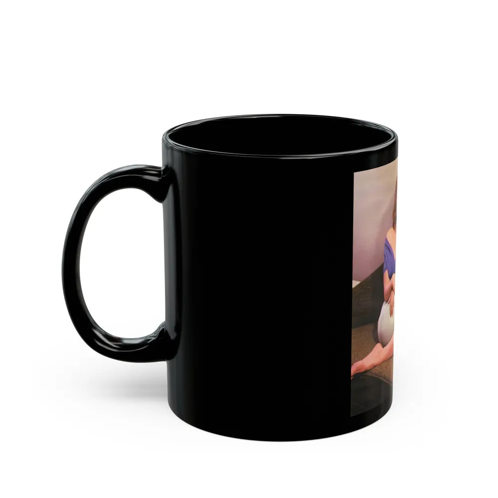 Tina Louise #102 (Vintage Female Icon) Black Coffee Mug-Go Mug Yourself