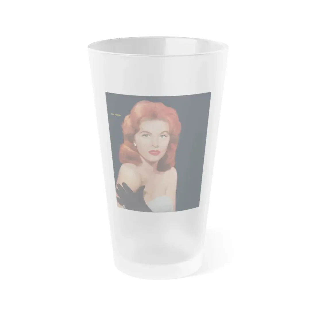 Tina Louise #104 (Vintage Female Icon) Frosted Pint Glass 16oz 16oz Frosted - Go Mug Yourself