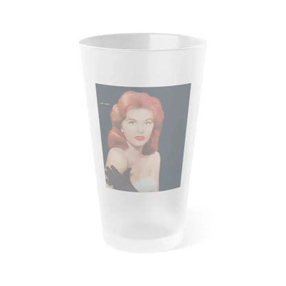 Tina Louise #104 (Vintage Female Icon) Frosted Pint Glass 16oz 16oz Frosted - Go Mug Yourself