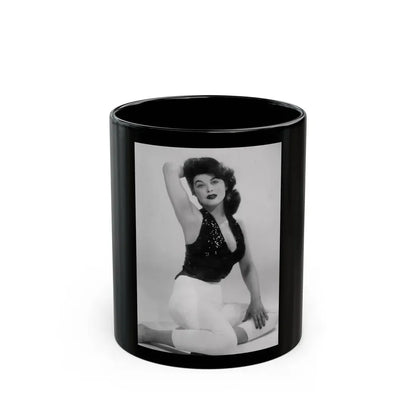 Tina Louise #105 (Vintage Female Icon) Black Coffee Mug 11oz - Go Mug Yourself