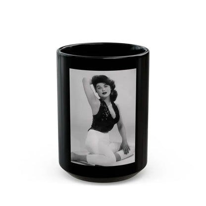 Tina Louise #105 (Vintage Female Icon) Black Coffee Mug 15oz - Go Mug Yourself