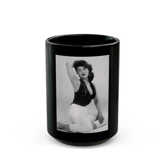 Tina Louise #105 (Vintage Female Icon) Black Coffee Mug 15oz - Go Mug Yourself