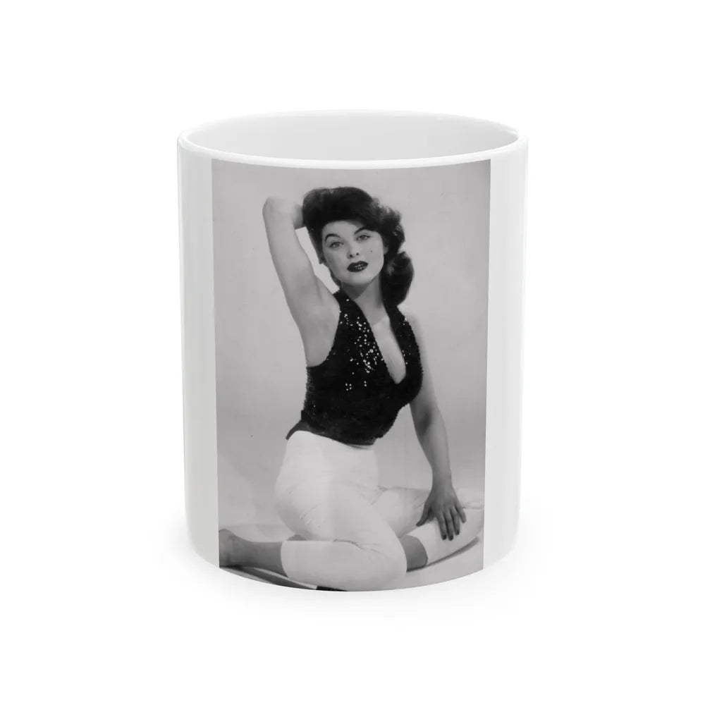 Tina Louise #105 (Vintage Female Icon) White Coffee Mug-11oz-Go Mug Yourself