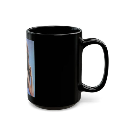 Tina Louise #106 (Vintage Female Icon) Black Coffee Mug-Go Mug Yourself