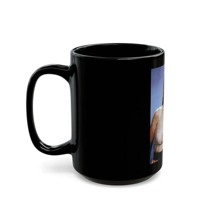 Tina Louise #106 (Vintage Female Icon) Black Coffee Mug-Go Mug Yourself