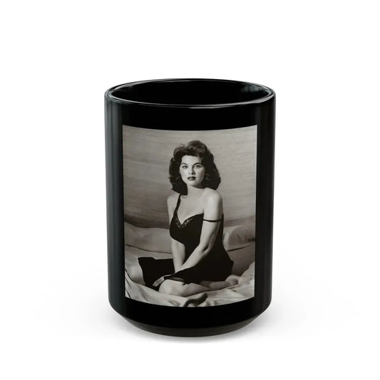 Tina Louise #107 (Vintage Female Icon) Black Coffee Mug 15oz - Go Mug Yourself