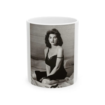 Tina Louise #107 (Vintage Female Icon) White Coffee Mug-11oz-Go Mug Yourself