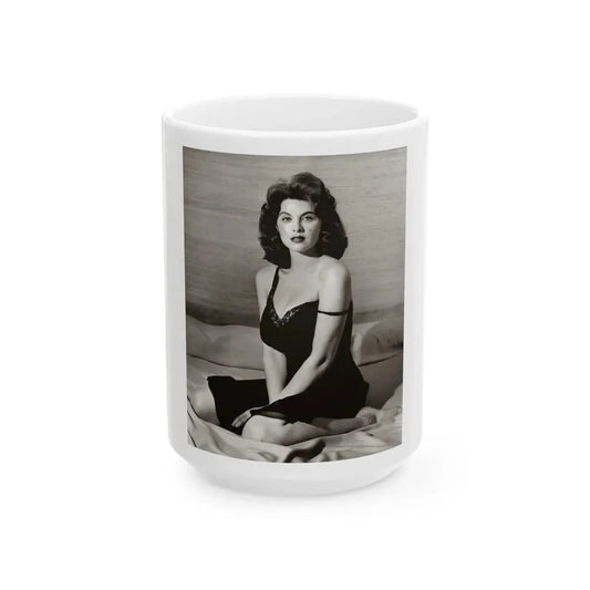 Tina Louise #107 (Vintage Female Icon) White Coffee Mug 15oz - Go Mug Yourself