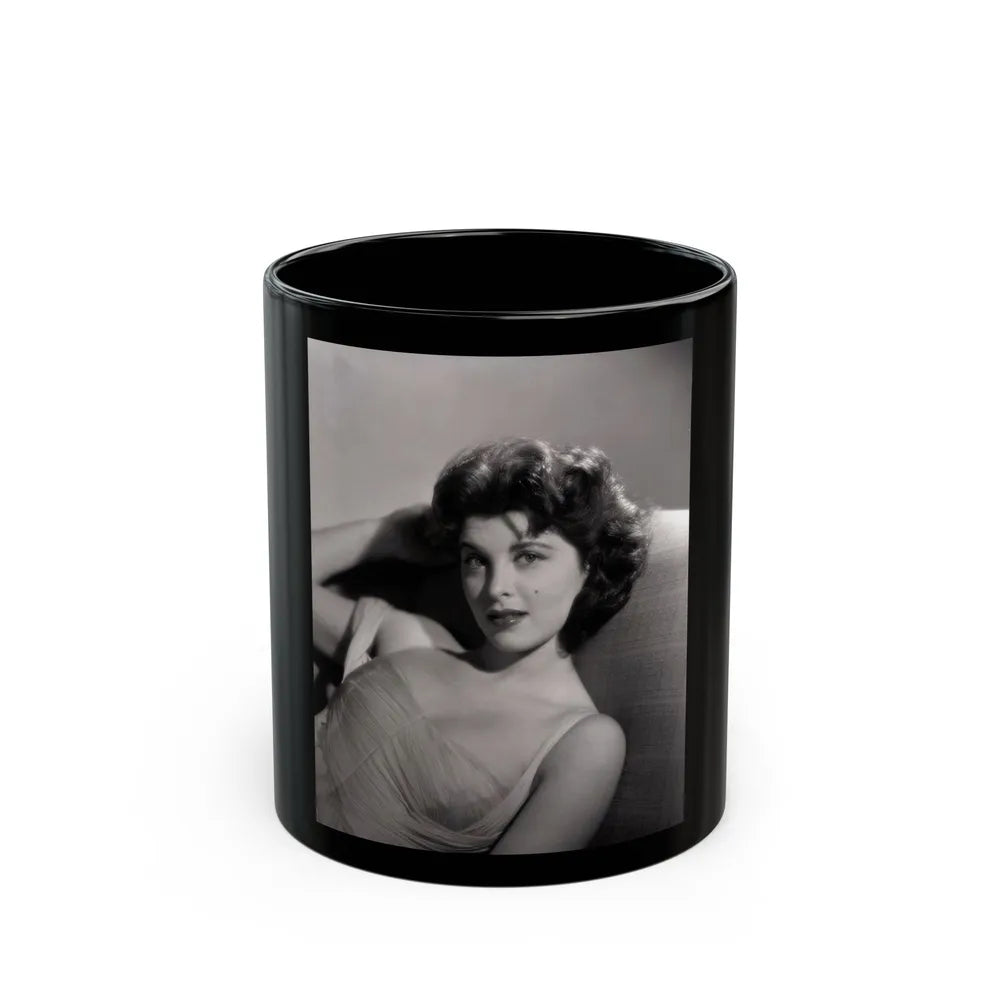 Tina Louise #108 (Vintage Female Icon) Black Coffee Mug-11oz-Go Mug Yourself