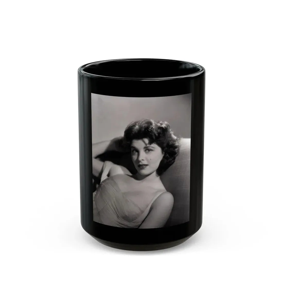 Tina Louise #108 (Vintage Female Icon) Black Coffee Mug 15oz - Go Mug Yourself