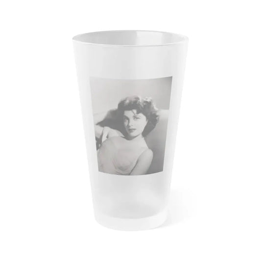 Tina Louise #108 (Vintage Female Icon) Frosted Pint Glass 16oz 16oz Frosted - Go Mug Yourself