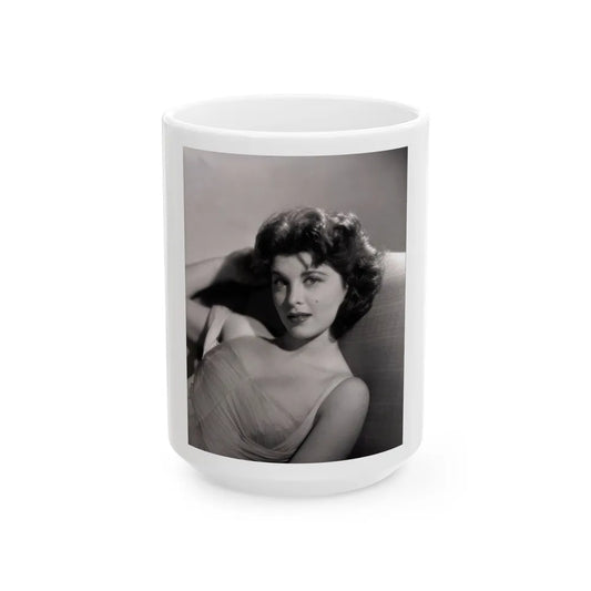 Tina Louise #108 (Vintage Female Icon) White Coffee Mug-15oz-Go Mug Yourself