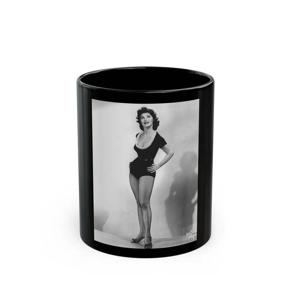 Tina Louise #109 (Vintage Female Icon) Black Coffee Mug-11oz-Go Mug Yourself