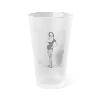 Tina Louise #109 (Vintage Female Icon) Frosted Pint Glass 16oz-16oz-Frosted-Go Mug Yourself