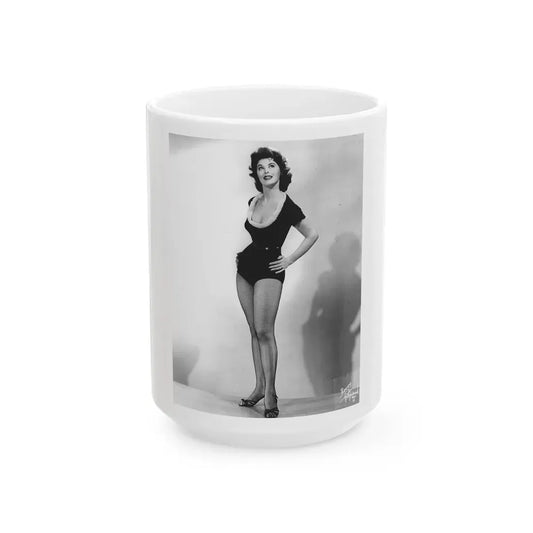 Tina Louise #109 (Vintage Female Icon) White Coffee Mug 15oz - Go Mug Yourself