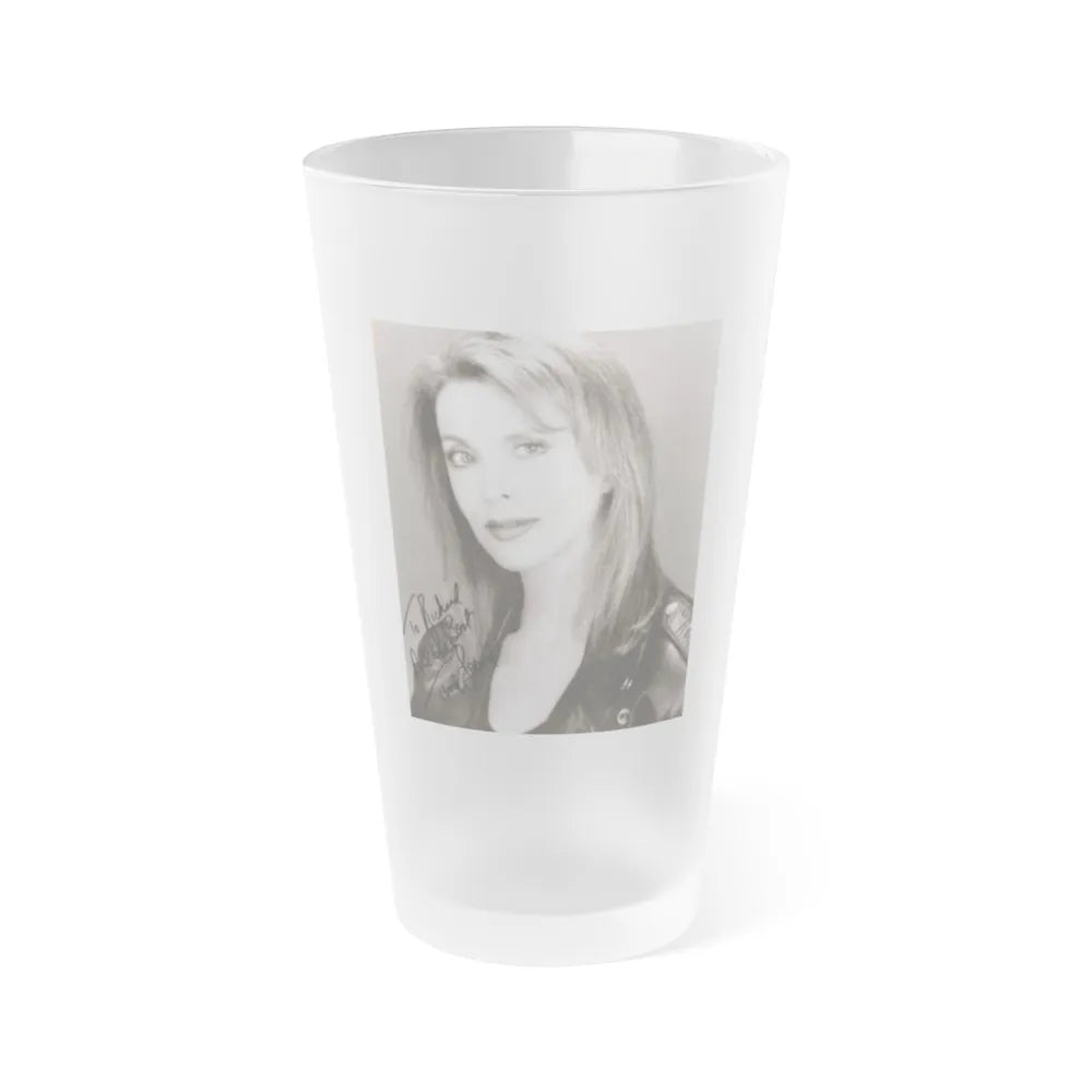 Tina Louise #111 (Vintage Female Icon) Frosted Pint Glass 16oz-16oz-Frosted-Go Mug Yourself