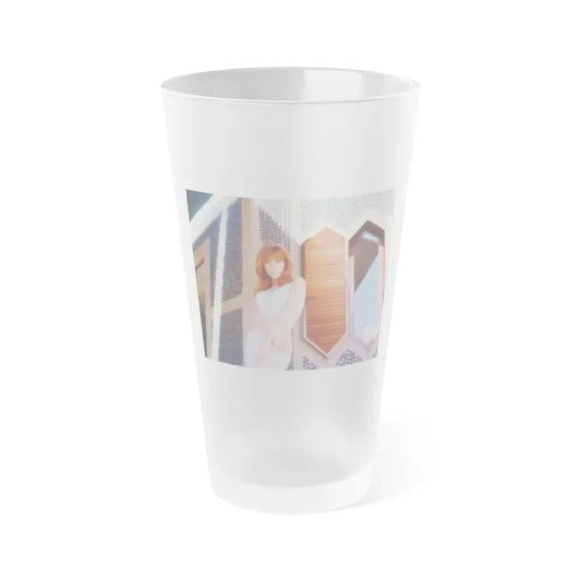 Tina Louise #113 (Vintage Female Icon) Frosted Pint Glass 16oz 16oz Frosted - Go Mug Yourself