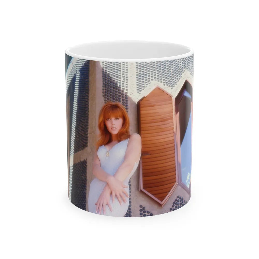 Tina Louise #113 (Vintage Female Icon) White Coffee Mug-11oz-Go Mug Yourself