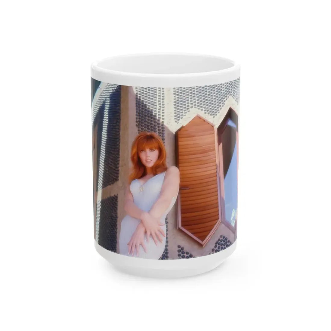 Tina Louise #113 (Vintage Female Icon) White Coffee Mug 15oz - Go Mug Yourself
