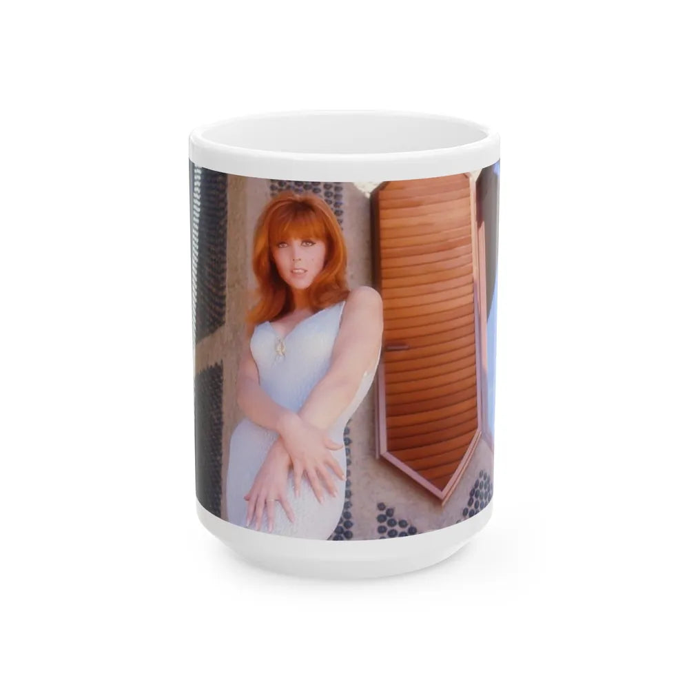 Tina Louise #114 (Vintage Female Icon) White Coffee Mug-15oz-Go Mug Yourself