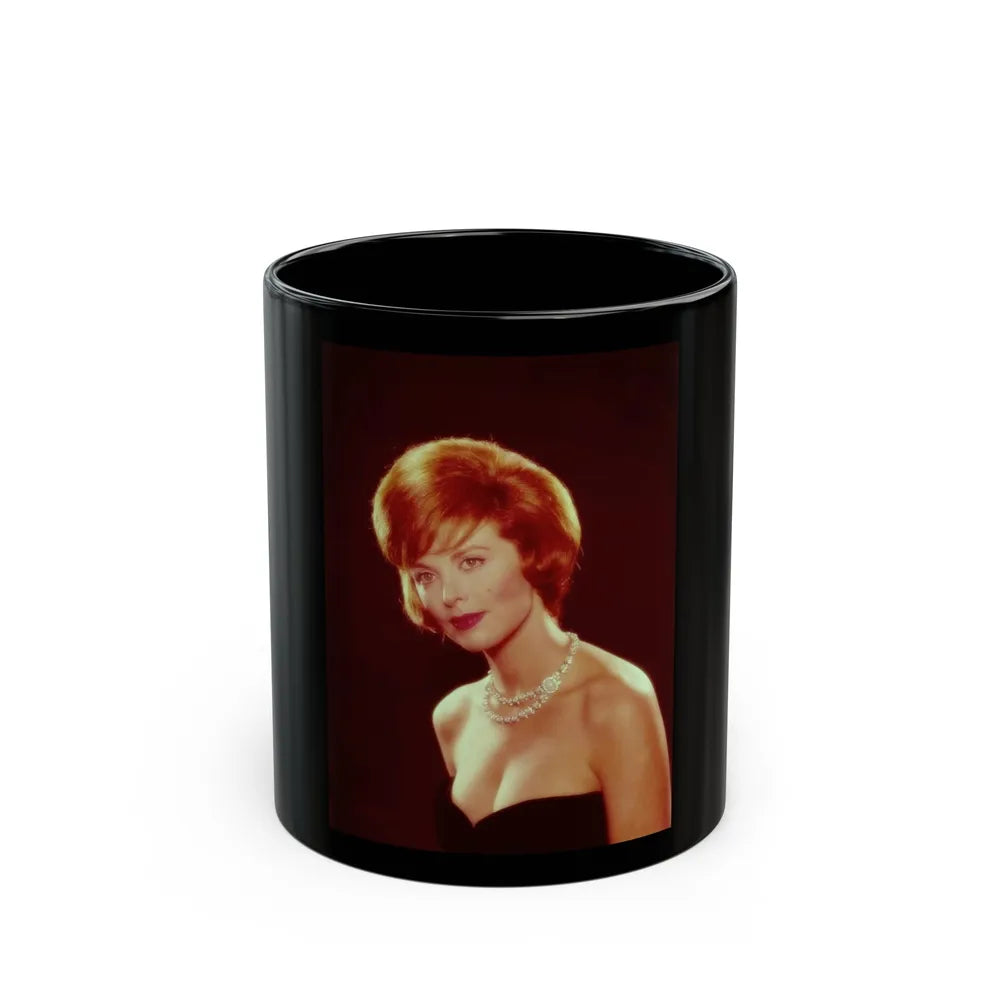 Tina Louise #115 (Vintage Female Icon) Black Coffee Mug-11oz-Go Mug Yourself