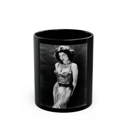 Tina Louise #117 (Vintage Female Icon) Black Coffee Mug-11oz-Go Mug Yourself