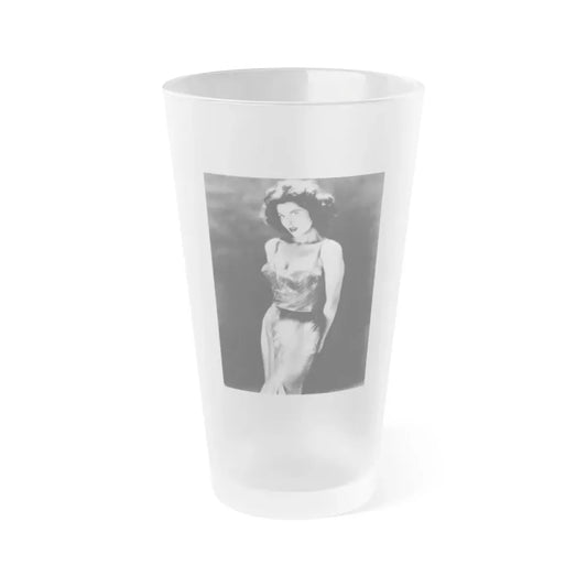 Tina Louise #117 (Vintage Female Icon) Frosted Pint Glass 16oz 16oz Frosted - Go Mug Yourself