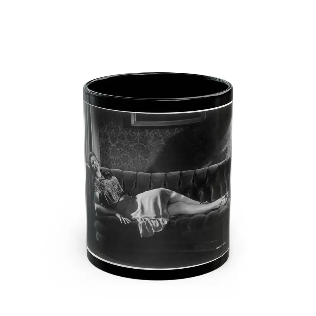 Tina Louise #118 (Vintage Female Icon) Black Coffee Mug 11oz - Go Mug Yourself