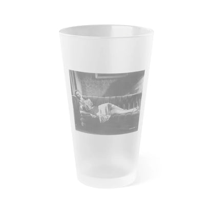 Tina Louise #118 (Vintage Female Icon) Frosted Pint Glass 16oz-16oz-Frosted-Go Mug Yourself