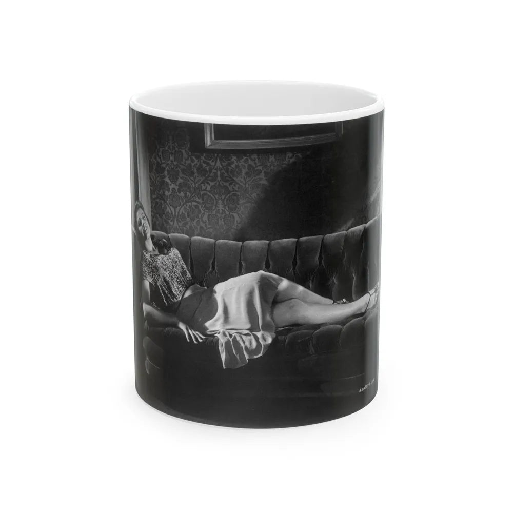 Tina Louise #118 (Vintage Female Icon) White Coffee Mug-11oz-Go Mug Yourself