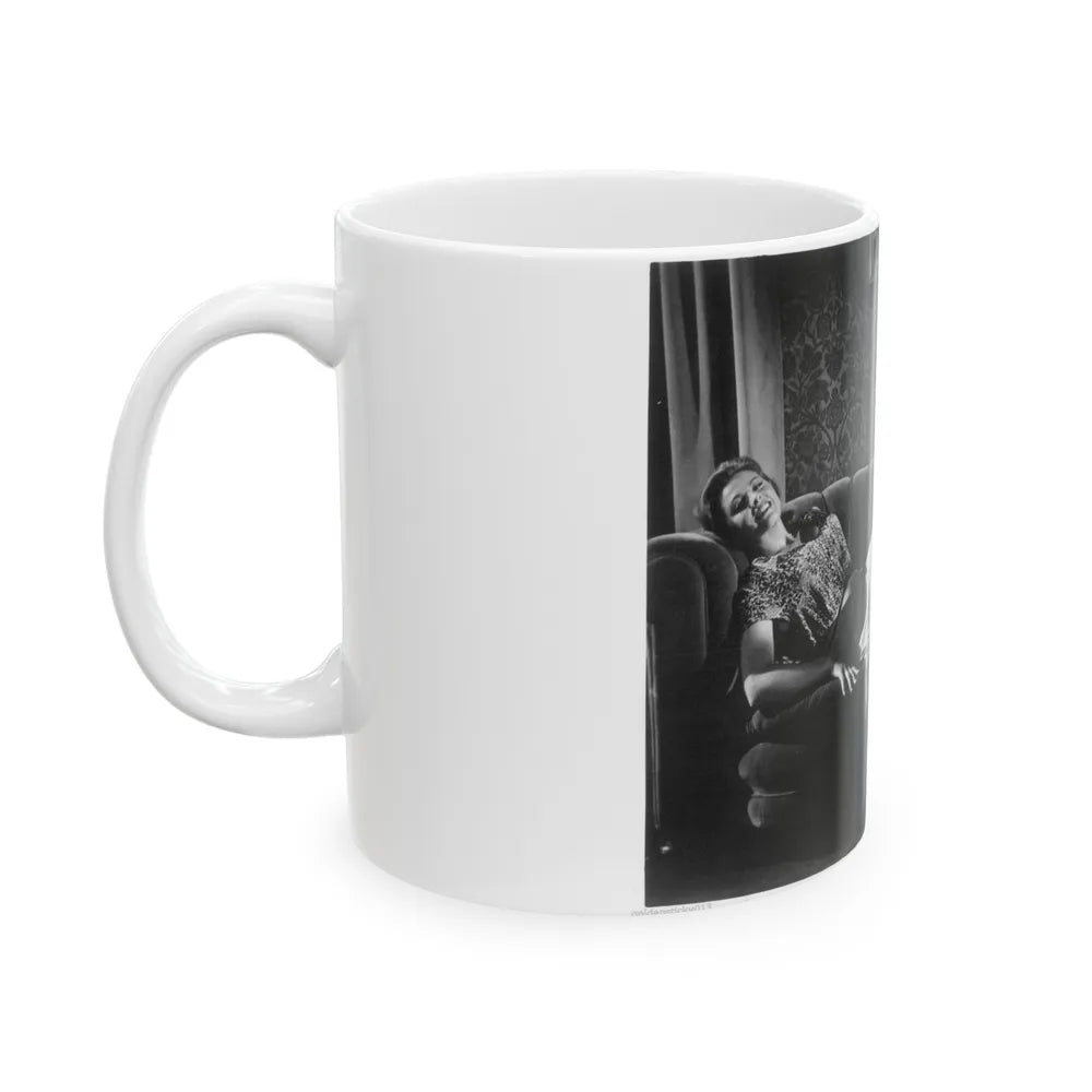 Tina Louise #118 (Vintage Female Icon) White Coffee Mug-Go Mug Yourself