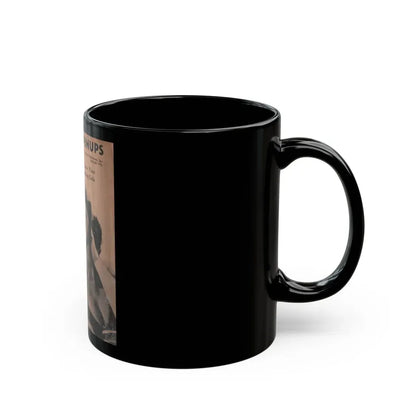 Tina Louise #119 -  Pocket Pin-Ups Mag. '55 (Vintage Female Icon) Black Coffee Mug - Go Mug Yourself