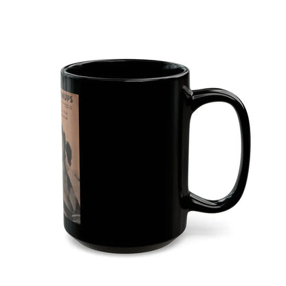 Tina Louise #119 -  Pocket Pin-Ups Mag. '55 (Vintage Female Icon) Black Coffee Mug - Go Mug Yourself