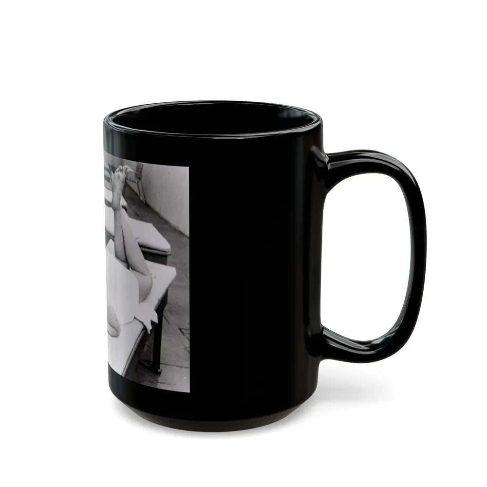 Tina Louise #120 (Vintage Female Icon) Black Coffee Mug-Go Mug Yourself