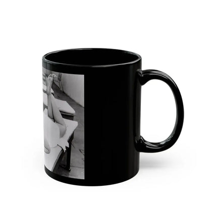 Tina Louise #120 (Vintage Female Icon) Black Coffee Mug - Go Mug Yourself