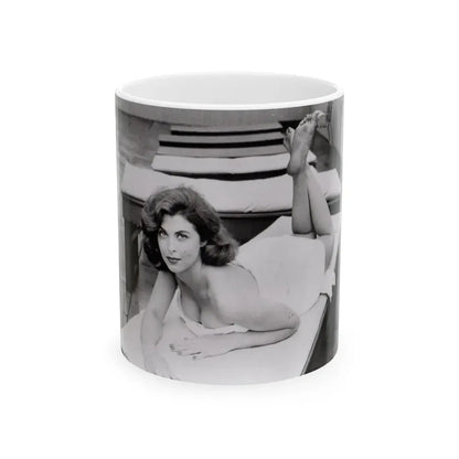 Tina Louise #120 (Vintage Female Icon) White Coffee Mug 11oz - Go Mug Yourself