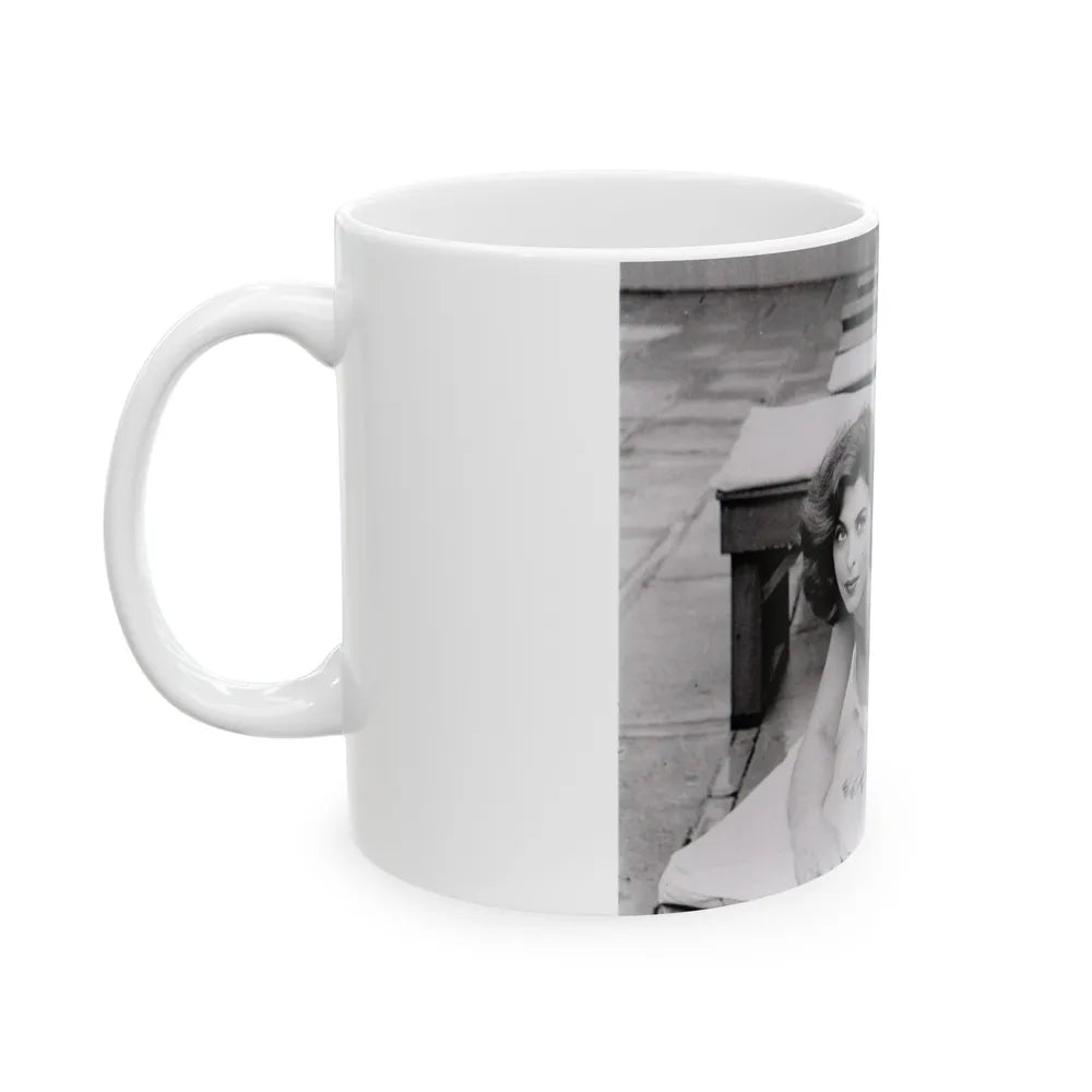 Tina Louise #120 (Vintage Female Icon) White Coffee Mug-Go Mug Yourself