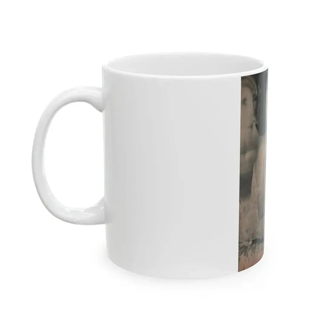 Tina Louise #124 - Bachelor Pin-Ups Issue #01 '57 - 1 B&W Photo (Vintage Female Icon) White Coffee Mug - Go Mug Yourself