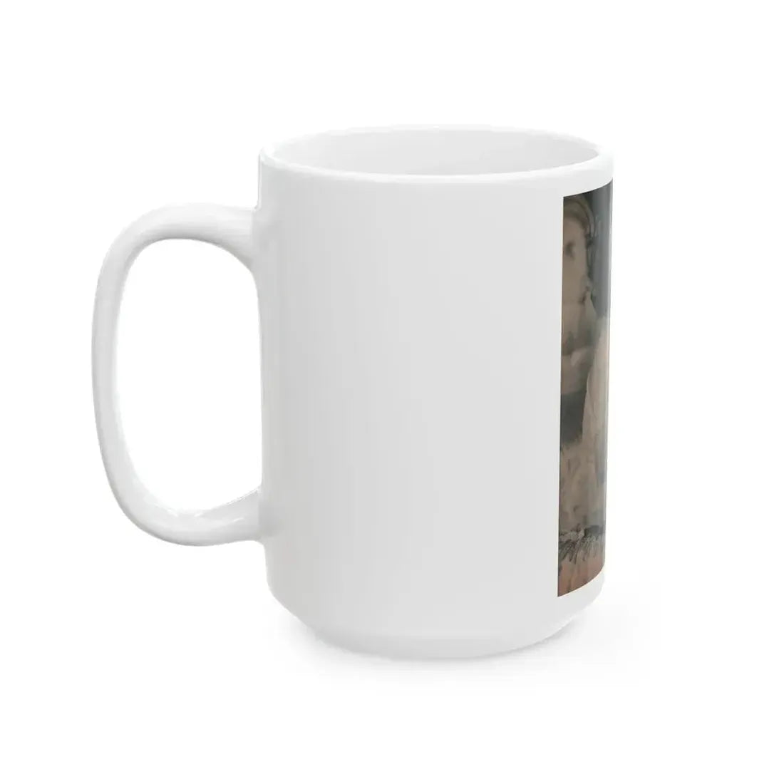 Tina Louise #124 - Bachelor Pin-Ups Issue #01 '57 - 1 B&W Photo (Vintage Female Icon) White Coffee Mug - Go Mug Yourself