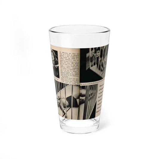 Tina Louise #132 - 2 Pages, 3 B&W Photos, Short Article Cont. & Captions from Foto-rama Digest Mag. May '58 (Vintage Female Icon) Pint Glass 16oz 16oz - Go Mug Yourself