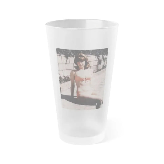 Tina Louise #18 (Vintage Female Icon) Frosted Pint Glass 16oz 16oz Frosted - Go Mug Yourself