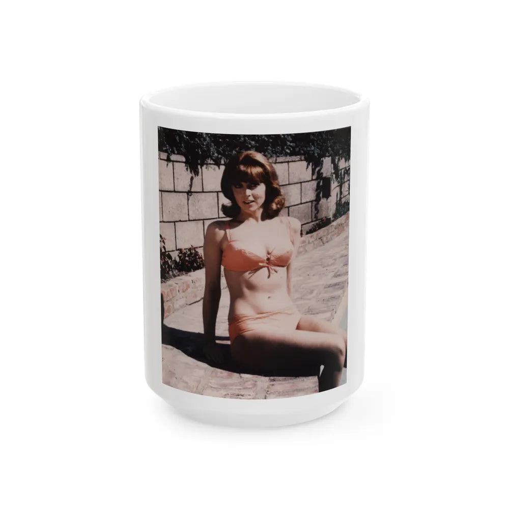 Tina Louise #18 (Vintage Female Icon) White Coffee Mug-15oz-Go Mug Yourself